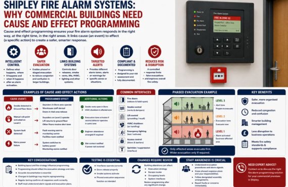 Shipley Fire Alarm Systems: Why Commercial Buildings Need Cause and Effect Programming