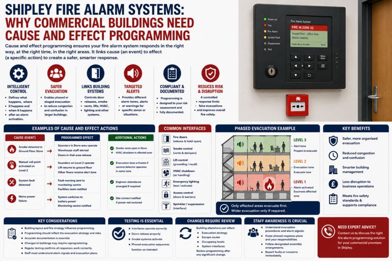 Shipley Fire Alarm Systems: Why Commercial Buildings Need Cause and Effect Programming