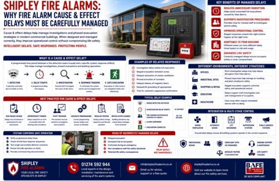 Shipley Fire Alarms: Why Fire Alarm Cause & Effect Delays Must Be Carefully Managed