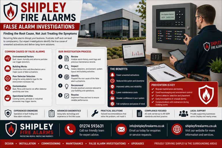 Shipley Fire Alarm False Alarm Investigations – Finding the Root Cause Rather Than Treating the Symptoms